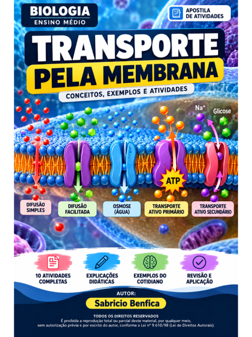 Apostila Transporte pela Membrana – Biologia Ensino Médio