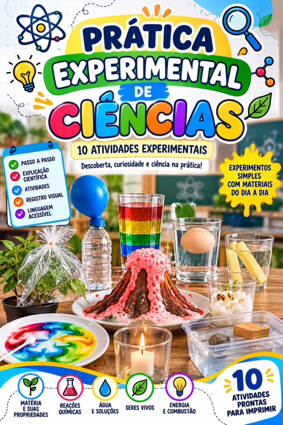 Prática Experimental de Ciências – 10 Experimentos para o Ensino Fundamental