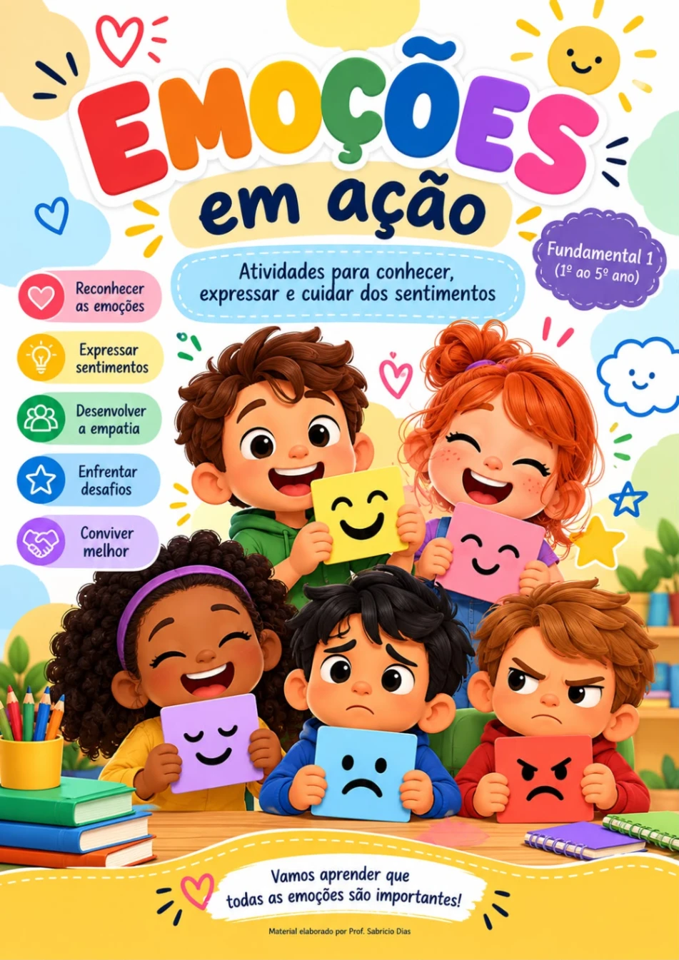 Emoções em Ação – Atividades de Educação Emocional para Fundamental 1
