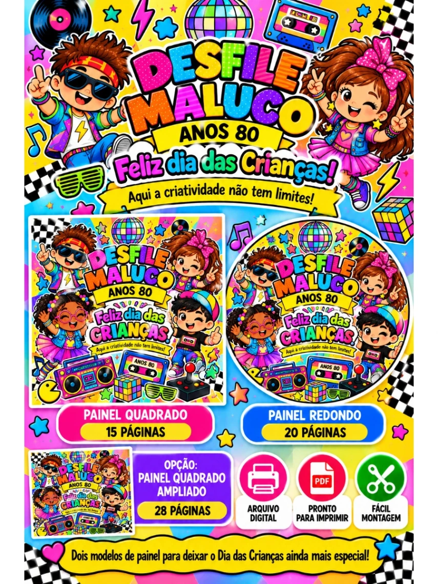 Painel Desfile Maluco pdf Educação Infantil e Fundamental