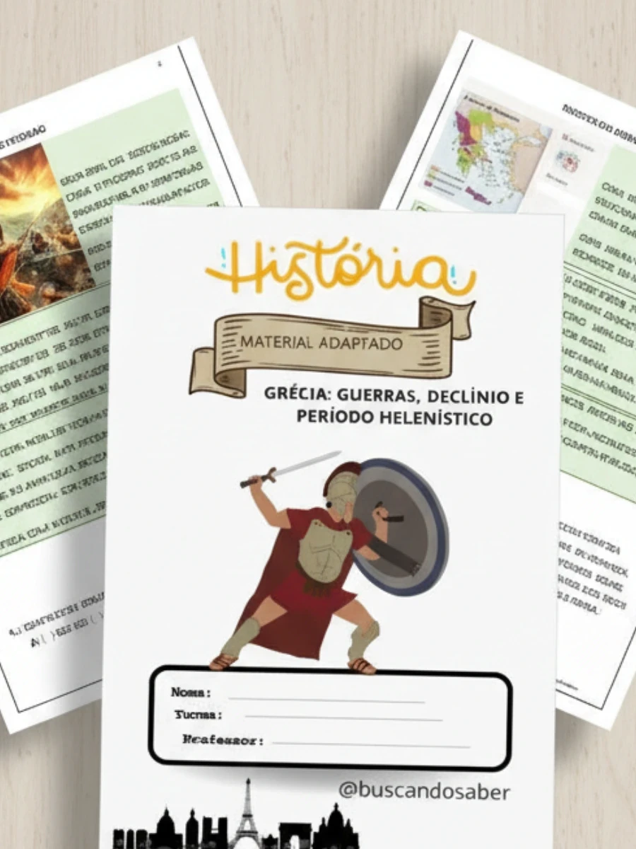 APOSTILA ADAPTADA GRÉCIA ANTIGA: GUERRAS MÉDICAS, GUERRA DE PELOPONESO E PERÍODO HELENÍSTICO