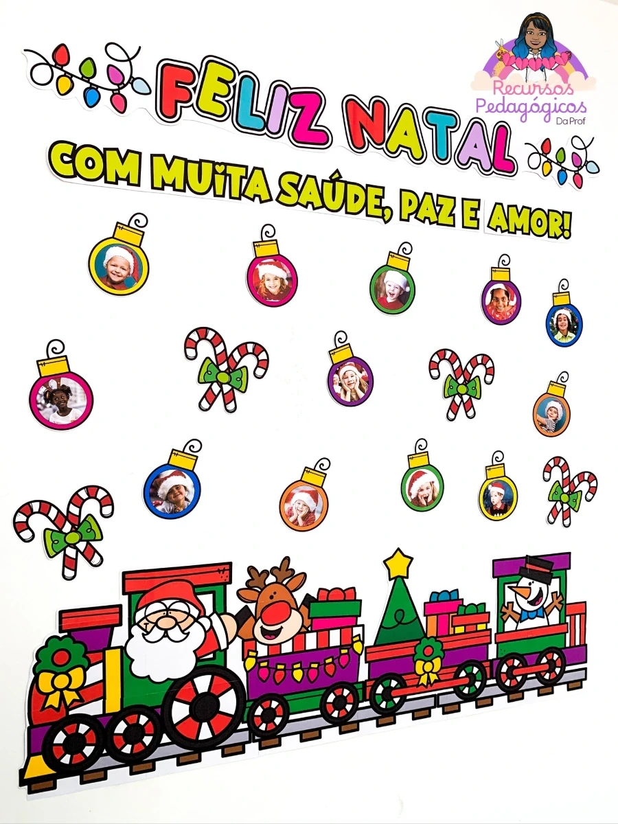 PAINEL FELIZ NATAL COM FOTO