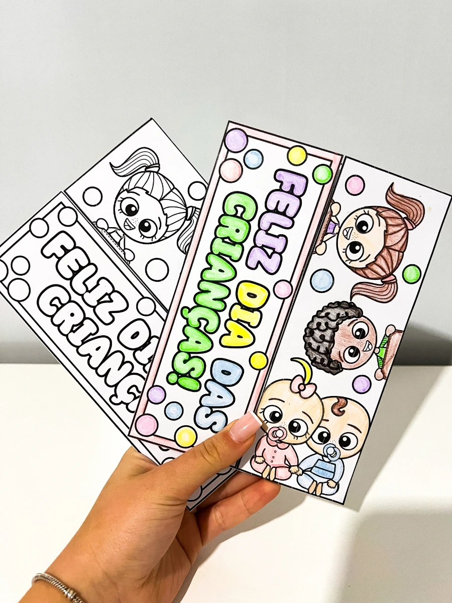 Lapbook Dia das Crianças – Atividade para Colorir