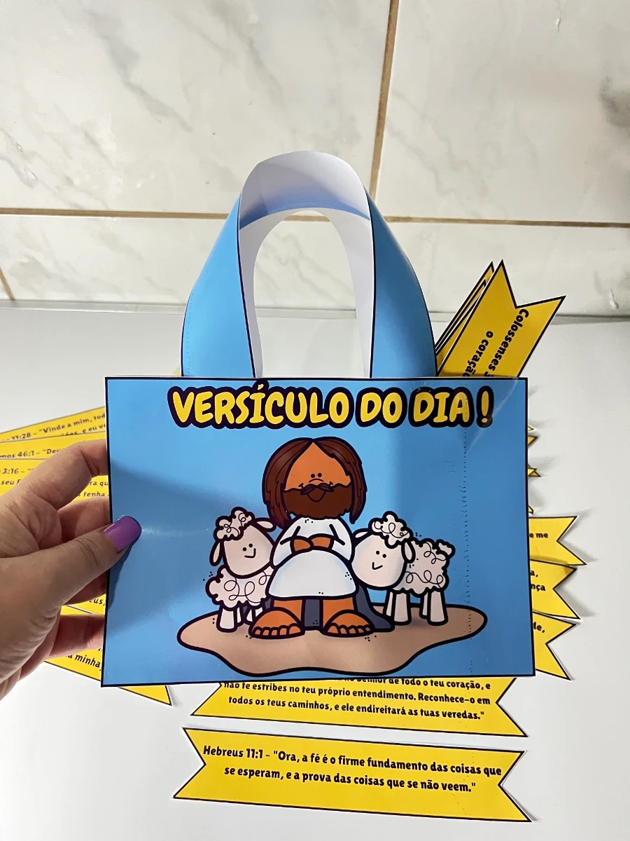 Sacola Versículo do Dia – Material Pedagógico