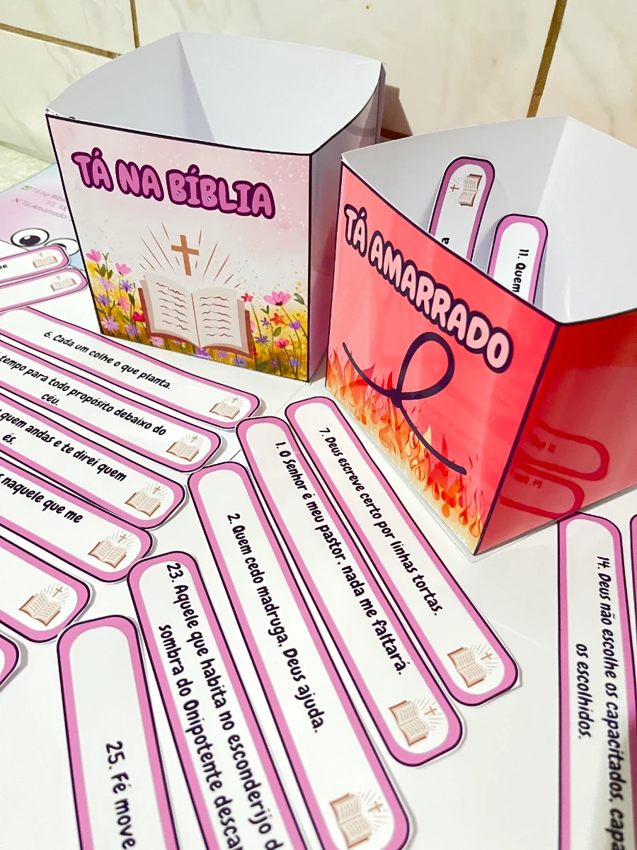 Tá na Bíblia ou Tá Amarrado?" – O Jogo Divertido para Ensinar a Palavra de Deus! ✨📖