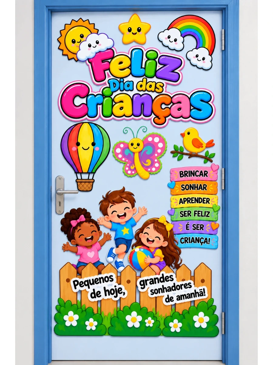 Painel de Porta -  Feliz Dia das Crianças
