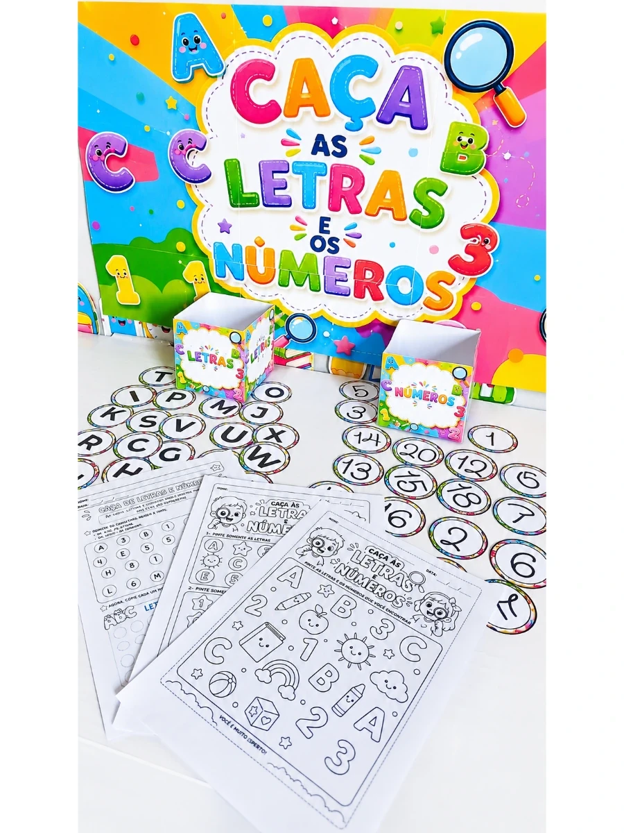 Caça Letras e Números