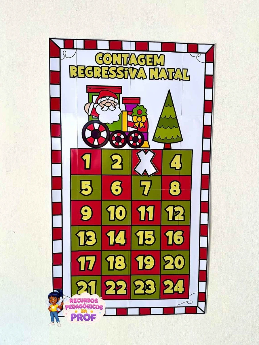 Painel Contagem Regressiva para o Natal